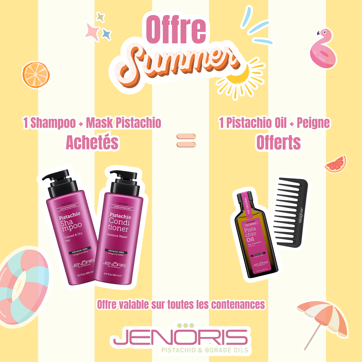 2. Offre d'été - Shampoo + Conditioner Pistachio